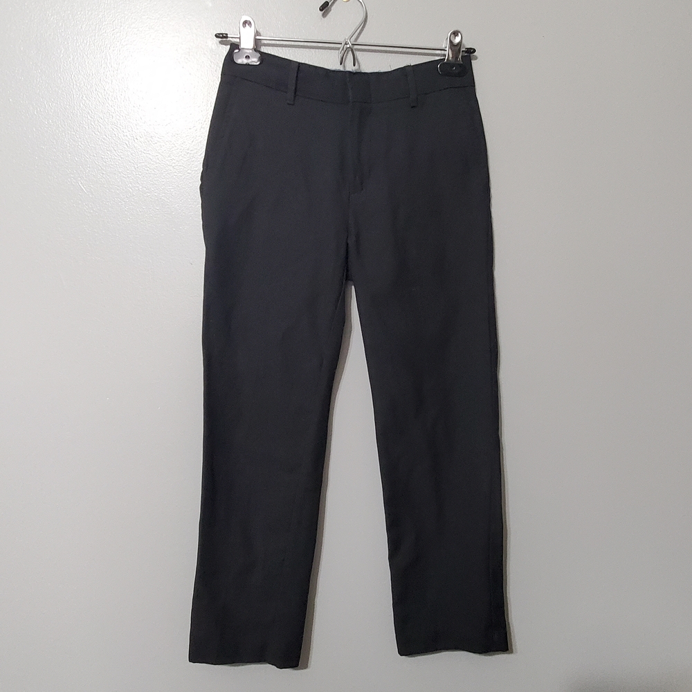 Izod Boy's Black Dress Slacks Pants - Straight Leg Size 8